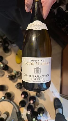 Bourgogne Chablis Grand Cru Domaine Louis Moreau Les Clos 2018