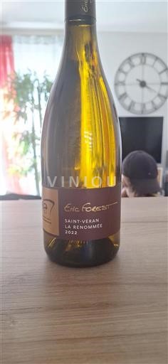 Burgundsko Saint-Véran Eric Forest La Renommée 2022