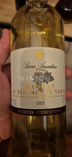 Valle del Rodano Moscato di Beaumes-de-Venise Pierre Amadieu Terroir d'Exception 2022
