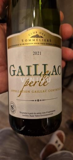Sydväst Gaillac Club des Sommeliers Perlé 2021