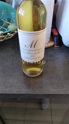 Bordeaux Sainte-Croix-Du-Mont M 2016