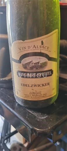 Alsace Burghart-Spettel Edelzwicker Non Millésimé