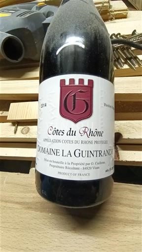 Údolí Rhôny Côtes-du-Rhône Domaine La Guintrandy 2014