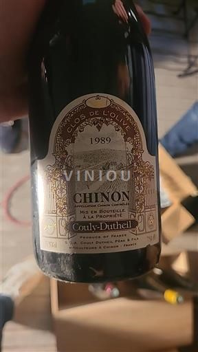 Údolí Loiry Chinon Couly-Dutheil Clos de l'Olive 1989