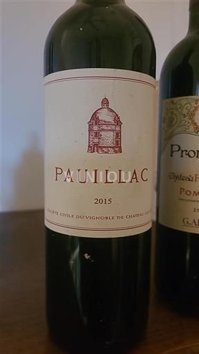 Bordeaux Pauillac Grand Cru Château Latour 2015