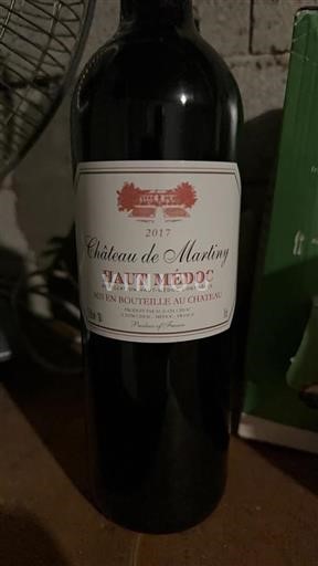 Bordeaux Haut-Médoc Château Martiny 2017
