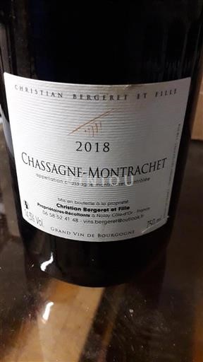 Bourgondië Chassagne-Montrachet Christian Bergeret et Fille 2018