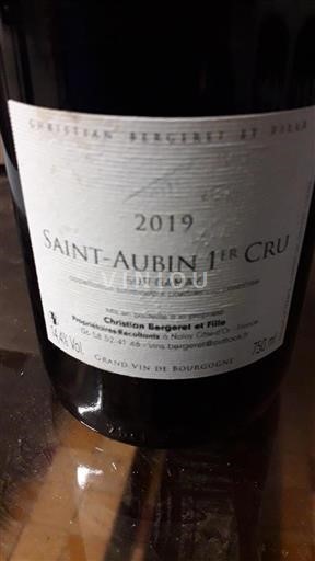 Borgogna Saint-Aubin Premier Cru Christian Bergeret et Fille Sur Gamay 2019