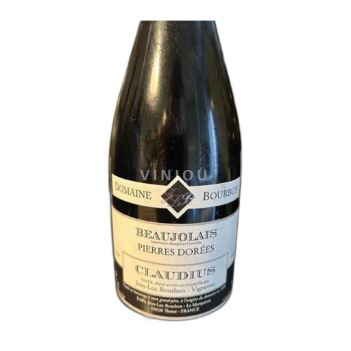 Beaujolais Domaine Bourbon Pierres Dorées Claudius 2020