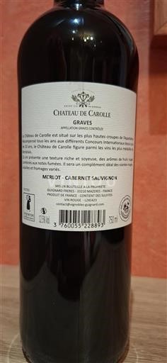 Bordeaux Graves Château Carolle 2023
