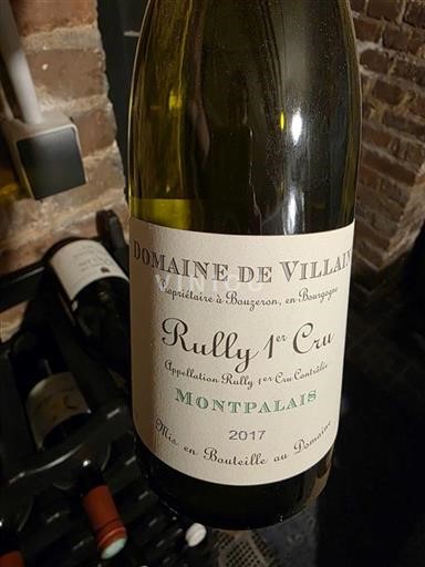 Bourgogne Rully Premier Cru Domaine Villaine Montpalais 2017