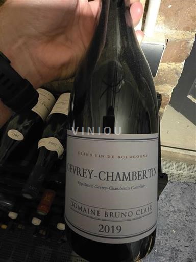 Bourgogne Gevrey-chambertin Domaine Bruno Clair 2019