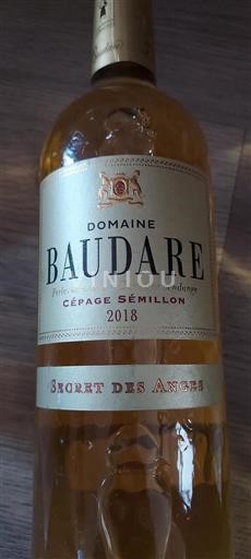 Sudoeste Não especificado Domaine Baudare Secret des Anges 2018