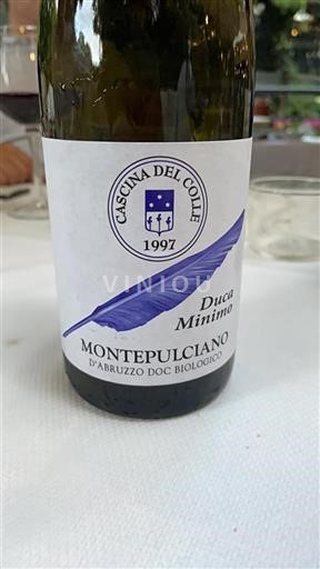 Abruzzes Montepulciano d'Abruzzo Cascina del Colle Duca Minimo Non Millésimé