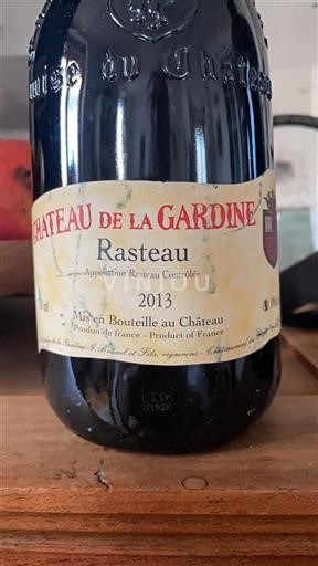 Rhône Valley Rasteau Château La Gardine 2013