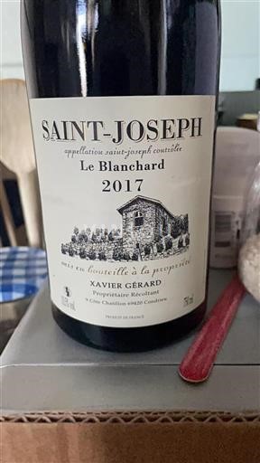 Valle del Rodano Saint-Joseph Xavier Gérard Le Blanchard 2017