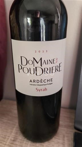 Alpen en Rhônevallei Ardèche Domaine La Poudrière Syrah 2023