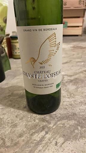 Bordeaux Graves Château Chante l'Oiseau 2022