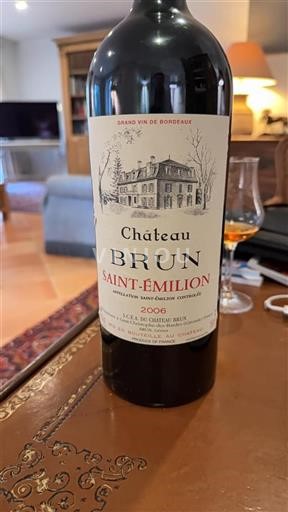 Bordeaux Saint-Émilion Château Brun 2006