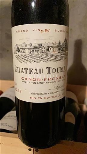 Bordeaux Canon-Fronsac Château Toumalin 1989