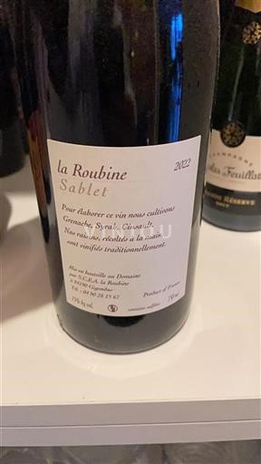 Údolí Rhôny Nespecifikováno La Roubine Sablet 2022