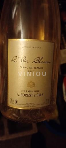 Champagne Šampanské A. Forest et Fils L'Or Blanc Neročník