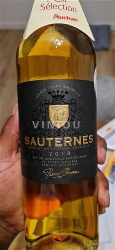 Bordeaux Sauternes Pierre Chanau 2018