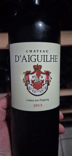 Bordeaux Castillon-côtes-de-bordeaux Château Aiguilhe 2015