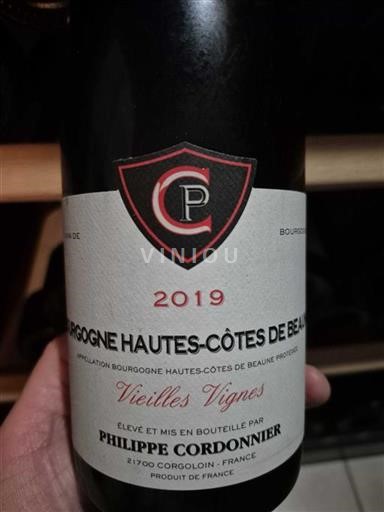 Bourgogne Ikke specificeret Philippe Cordonier Vieilles Vignes 2019