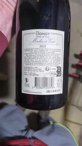 Beaujolais Moulin-à-vent Bonot Père & Fils 2023