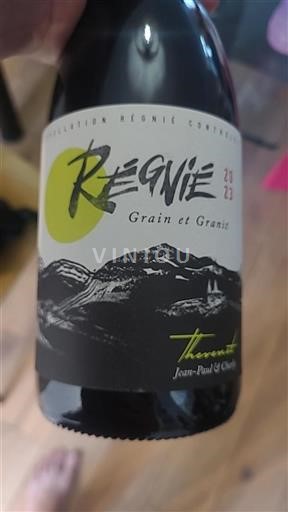 Beaujolais Régnié Thévenet Jean-Paul & Charly Grain et Granit 2023