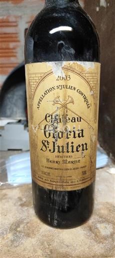 Bordeaux Saint-Julien Château Gloria 2003