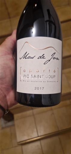 Languedoc Pic-saint-loup Mas de Jon Aparte 2017