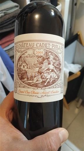 Bordeaux Saint-Émilion Grand Cru Château Cadet-Piola 2005
