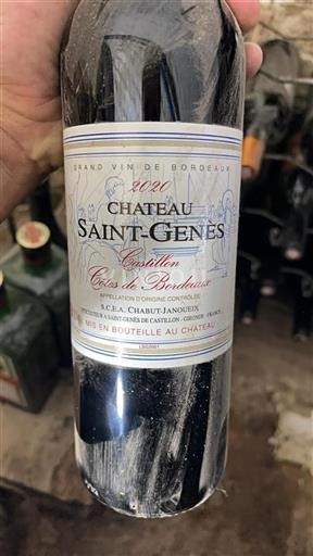 Bordeaux Castillon-côtes-de-bordeaux Château Saint Genès 2020