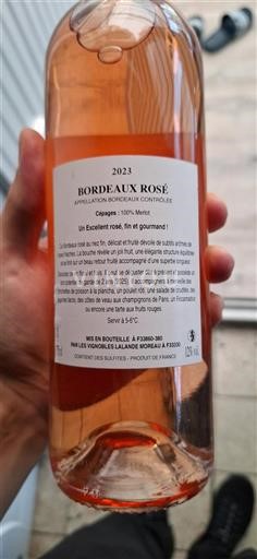 Bordeaux Lalande Moreau 2023