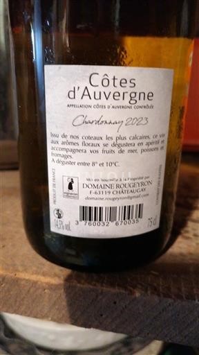 Vallée de la Loire Côtes-d'auvergne Domaine Rougeyron 2023