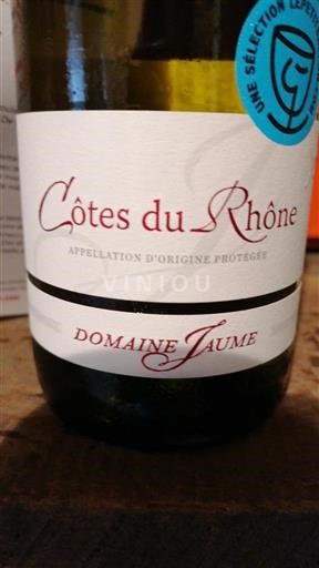 Vallée du Rhône Côtes-du-rhône Domaine Jaume Non Millésimé