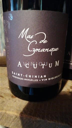 Languedoc Saint-Chinian Mas de Cynanque Acutum Non-Vintage