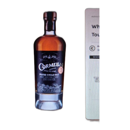 Whisky Single Malt Whisky Cormeil  Distillerie busnel 3a - 2022 France