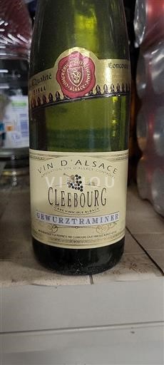 Alsazia Gewürztraminer Cleebourg Sigillé de Qualité 2015