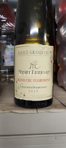 Elsass Alsace Grand Cru Grand Cru Henri Ehrhart Grand Cru Florimont 2015