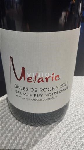 Loirevallei Saumur Melaric Billes de Roche 2021