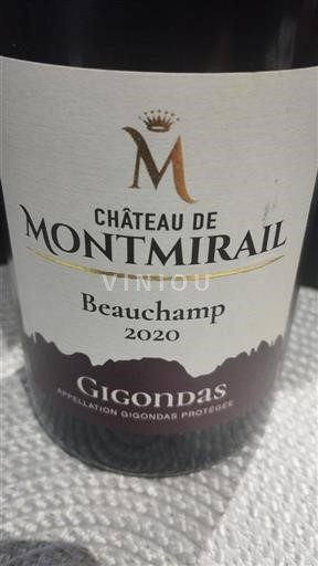 Vallée du Rhône Gigondas Château Montmirail Beauchamp 2020