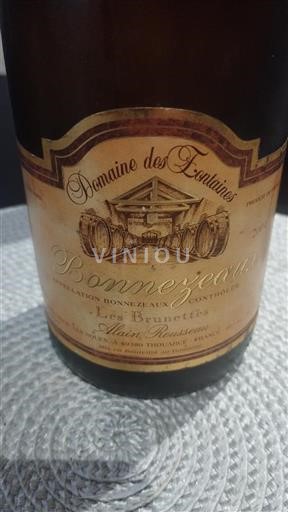 Údolí Loiry Bonnezeaux Domaine Des Fontaines Les Brunettes 2004