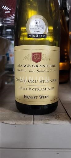 Elzas Alsace Grand Cru Grand Cru Ernest Wein Grand Cru Steinert Gewurztraminer 2014