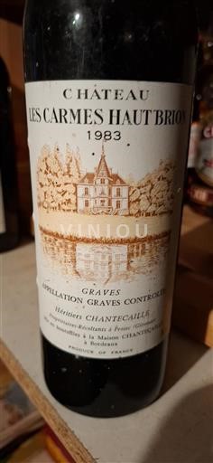 Bordeaux Graves Château Les Carmes Haut-Brion 1983