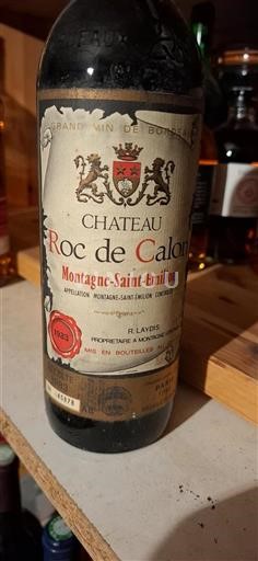 Bordeaux Montagne Saint-Émilion Château Roc de Calon 1983