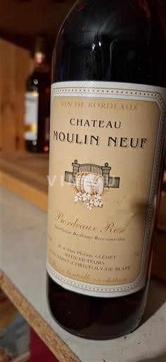 Bordeaux Bordeaux rosé Château Moulin Neuf Neročník