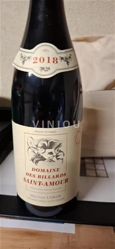 Beaujolais Saint-Amour Domaine Des Billards 2018